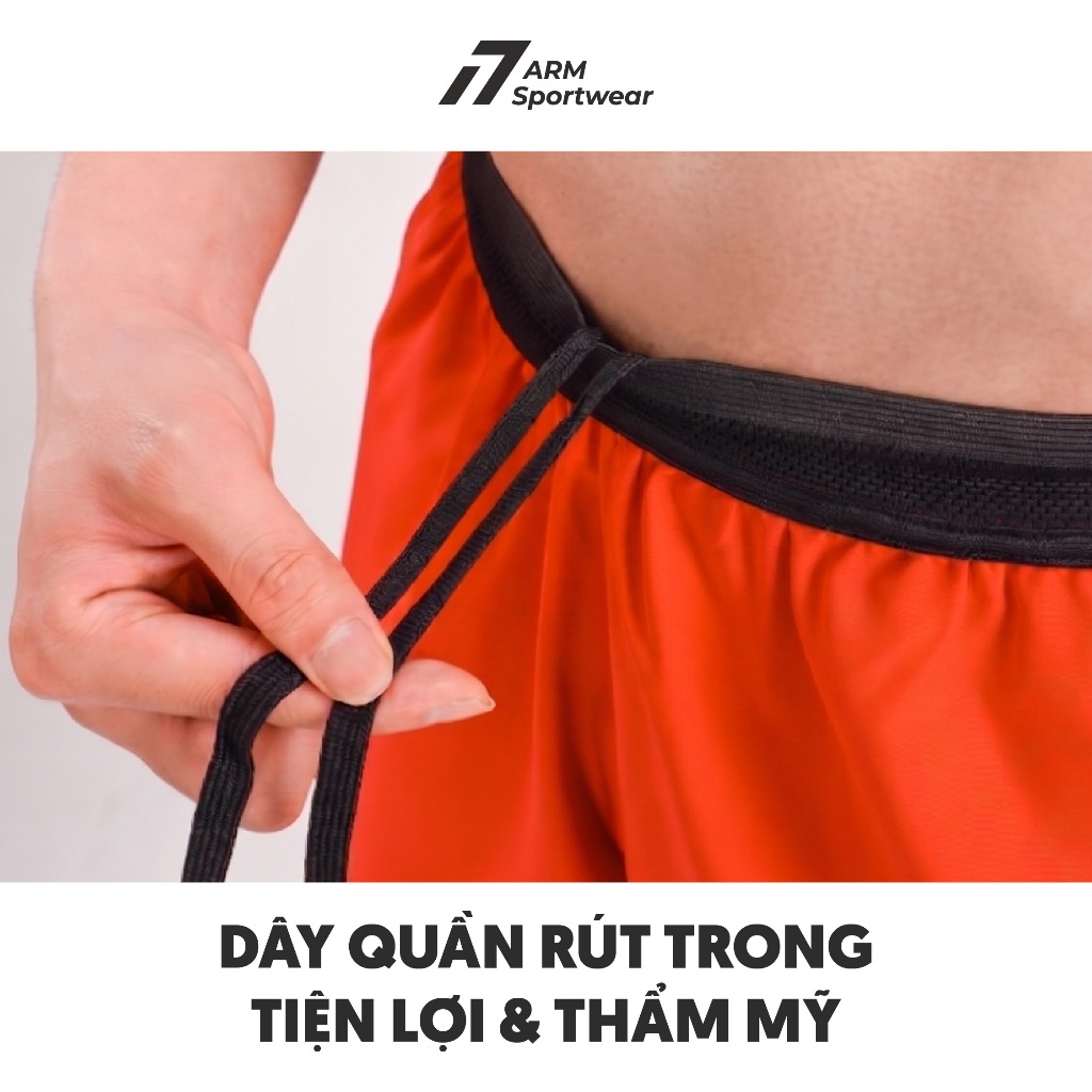Quần Đùi Thể Thao Nam ARM AERO Short 6 Inch Siêu Nhẹ, Co Giãn Tập Gym, Chạy Bộ Thoải Mái