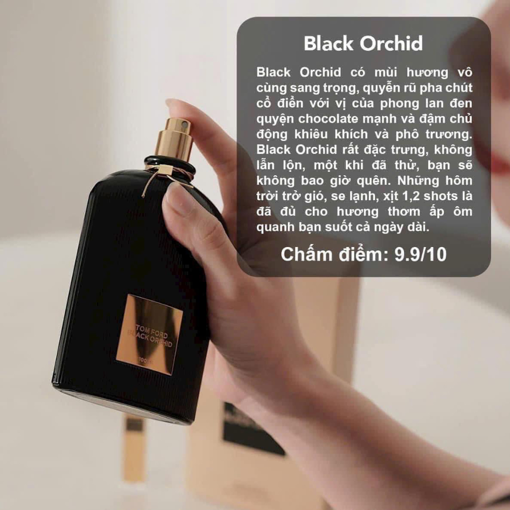 [ Chính Hãng ] Nước Hoa Nữ TF Orchild Đen 100ml - Full Box