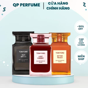 Nước Hoa Unisex TF Lost Cherry Đỏ - Oud Wood Đen - Cam 100ml - Full Box