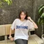 Áo Thun Oversize In Chữ Cá Nhân Hóa Cotton Dày Đẹp+Tặng Hộp YTN03