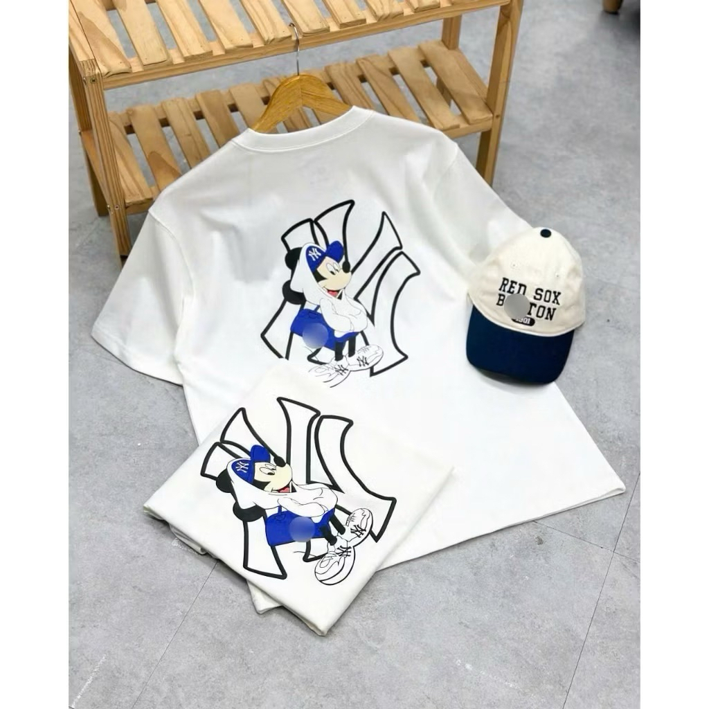 Áo Thun 𝓜𝓛𝓑 Hình In Sắc Nét, Nam Nữ - Tshirt 𝓜𝓛𝓑 Unisex, Form Oversize, 260GSM-MXanh_VTrang.