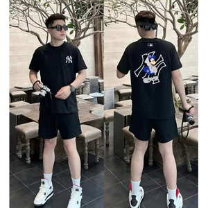 Áo Thun 𝓜𝓛𝓑 Hình In Sắc Nét, Nam Nữ - Tshirt 𝓜𝓛𝓑 Unisex, Form Oversize, 260GSM-MXanh_VTrang.