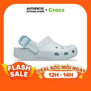 | 100% 𝘾𝙝í𝙣𝙝 𝙃ã𝙣𝙜 | Giày Clog 𝖢𝖱.𝖮𝖢𝖲 Unisex Classic Enamel Buckle 'Vapor Ice'