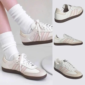 Giày Thể Thao Sam/ba Classic White Pink Nam Nữ Bản Cao Cấp Hàng Đẹp Full Bill Box