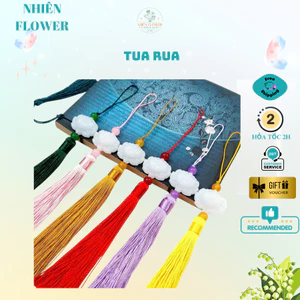Combo 5 Dây Tua Rua Trơn và Dây Tua Rua Ngọc Dùng Làm Lồng Đèn, Nón Tốt Nghiệp, Handmade, Trang Trí