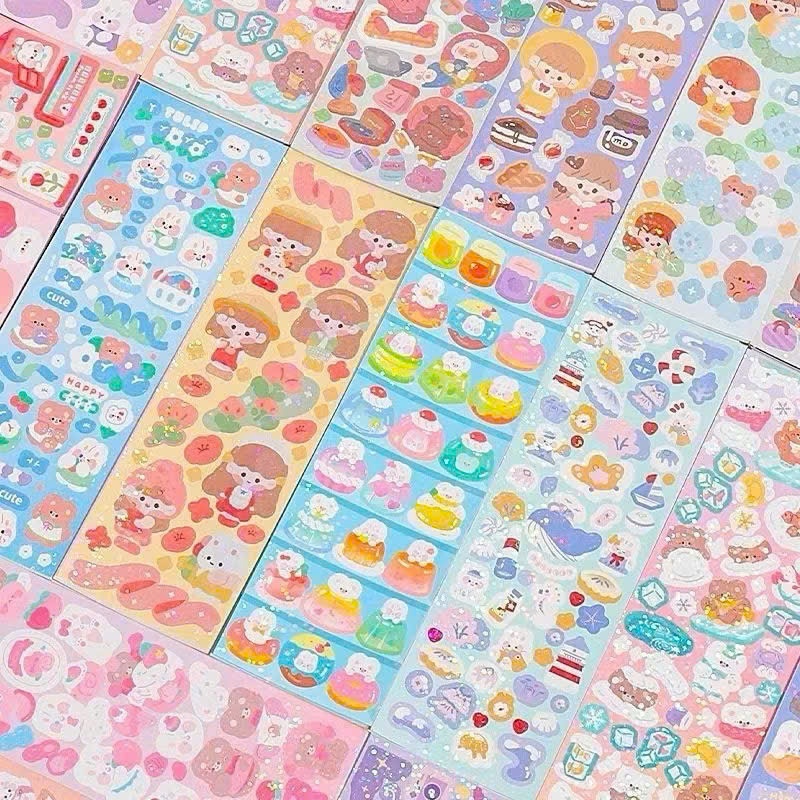 ( QUÀ TẶNG ) 1 Tấm Sticker Hoạt Hình Dễ Thương Khi Mua Hàng
