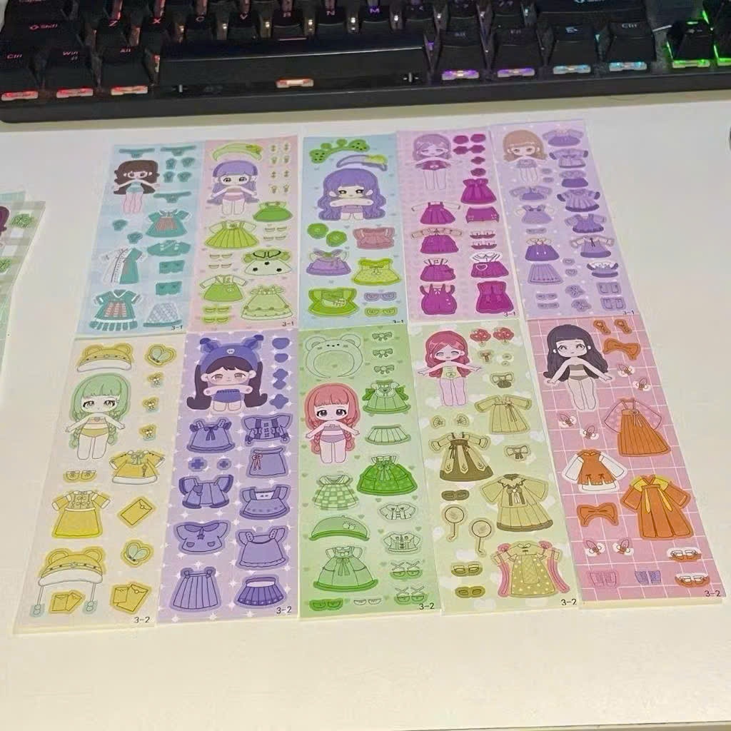 ( QUÀ TẶNG ) 1 Tấm Sticker Hoạt Hình Dễ Thương Khi Mua Hàng