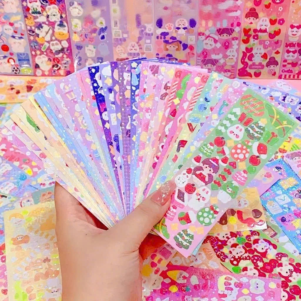 ( QUÀ TẶNG ) 1 Tấm Sticker Hoạt Hình Dễ Thương Khi Mua Hàng