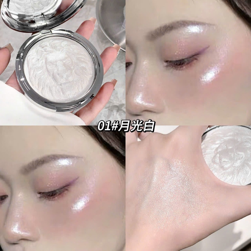 Bắt sáng KAKASHOW siêu glow , Họa tiết sư tử Chống thấm nước lâu trôi Ngọc trai 3D Làm sáng da mặt C546