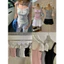 WGWE | Áo thun cotton hai dây ren phong cách Pháp, mặc trong hoặc mặc ngoài – W9647#