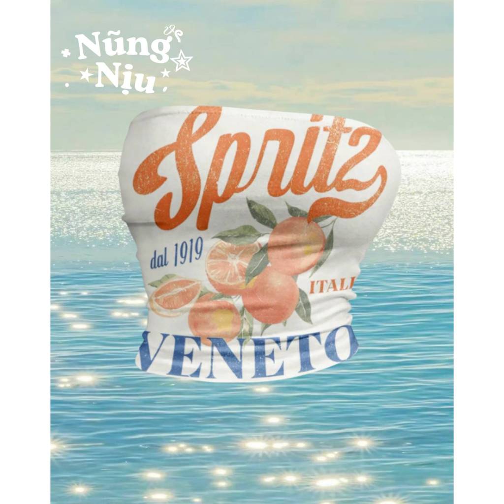 [ORDER 8 - 9 NGÀY] Áo quây in họa tiết chanh cam kiểu Italia Veneto mùa hè