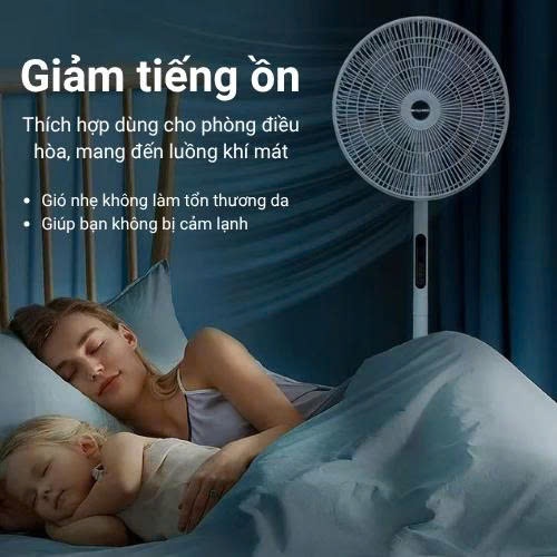 Quạt Cây Đứng Gropa Chính Hãng Điều Khiển Từ Xa, 7 Cánh Siêu Mát, Công Suất 40W, Tiết Kiệm Điện | BigBuy360 - bigbuy360.vn