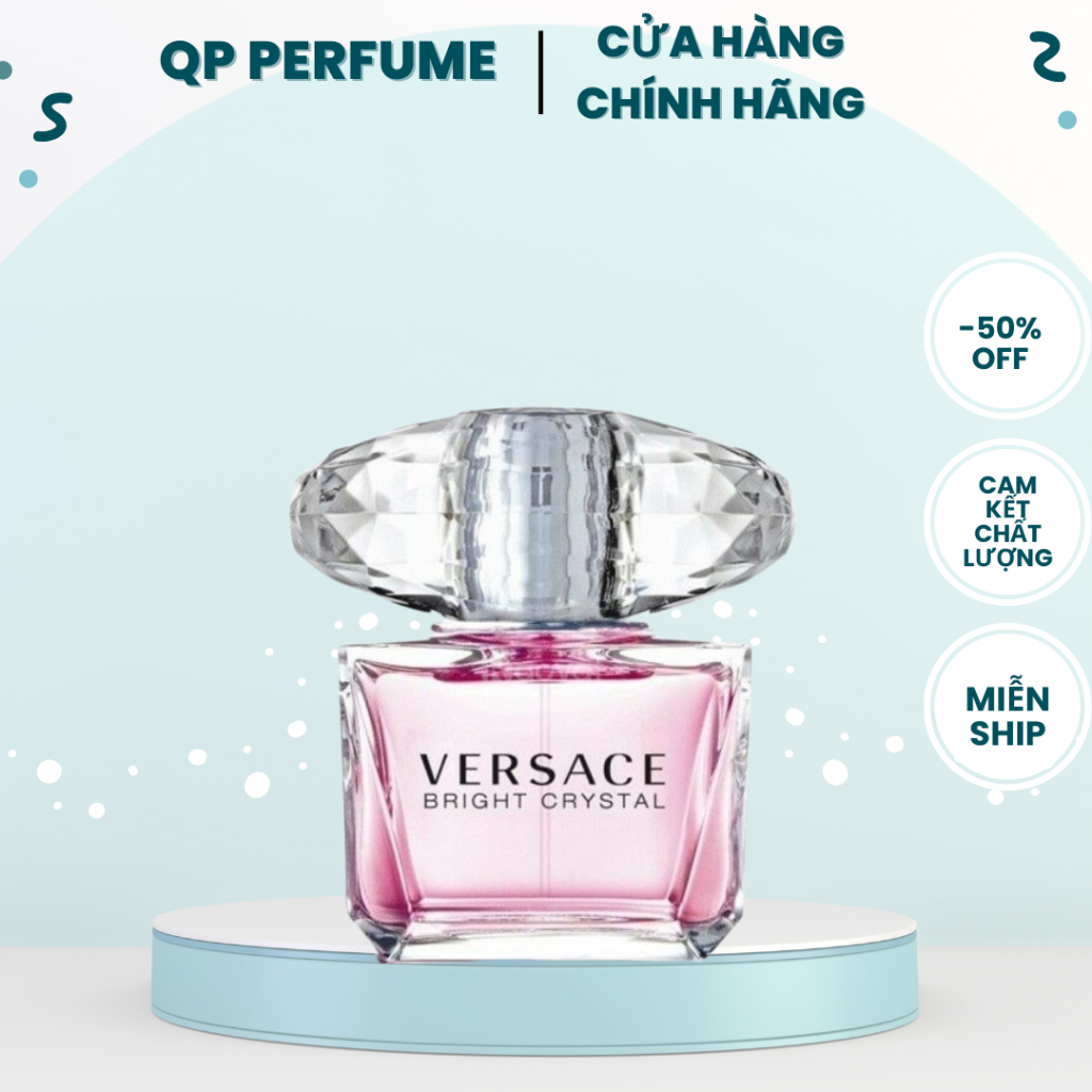 [ Chính Hãng ] Nước Hoa Nữ Versac Bright Hồng 100ml Nữ Tính Thanh Lịch - Full Box