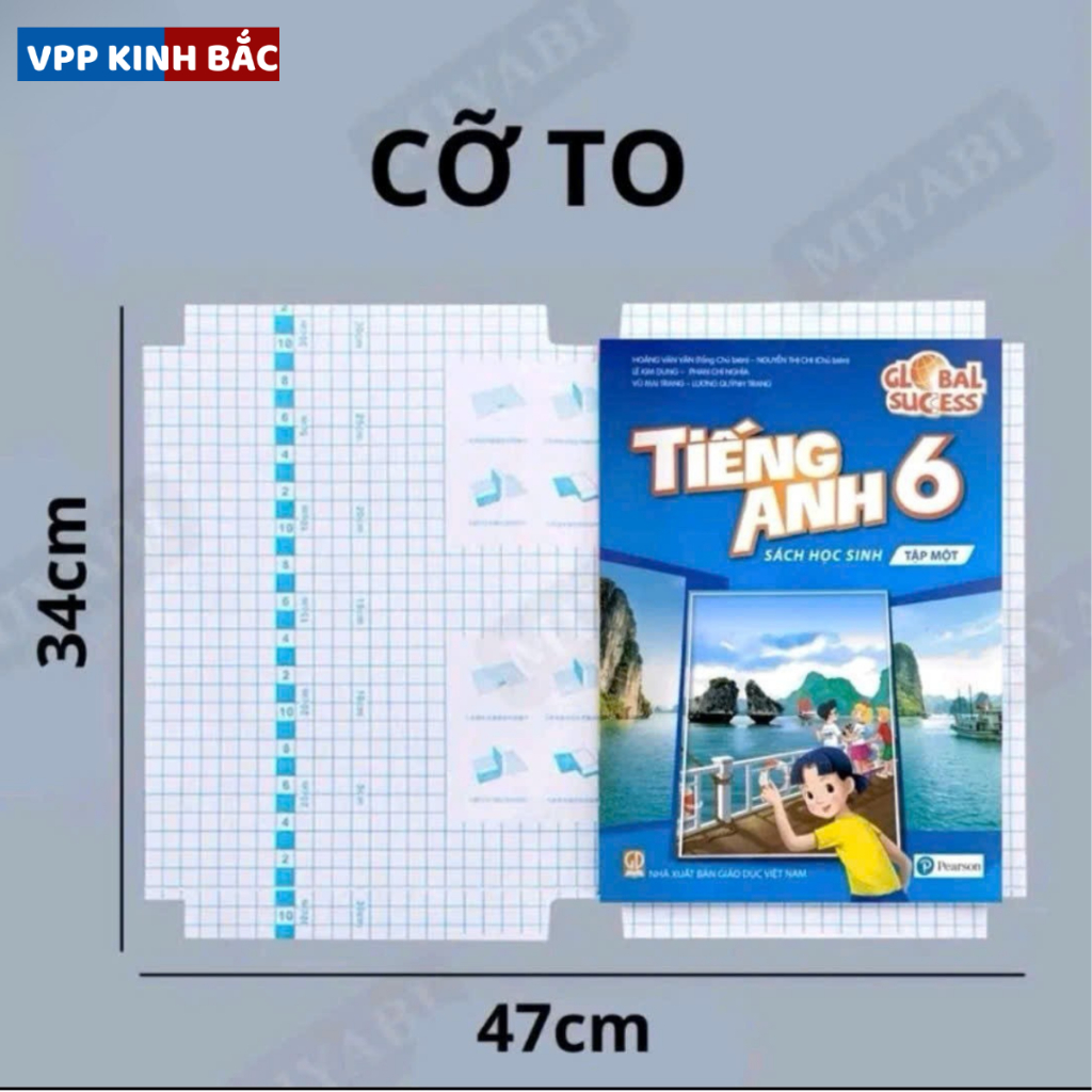Decal Bọc Sách #2 Vở lớp 1-12 (Kèm Nhãn) chỉ cần bóc dán (30 Decal/ 1 lớp) chống nước – tiện lợi dễ làm