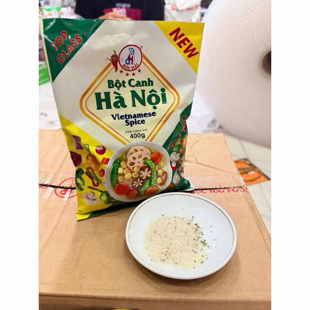 Muối Bột Canh Hà Nội Cao Cấp gói 400g - Đức Hải Food - Hương vị đậm đà cho mọi món ăn thêm thơm ngon