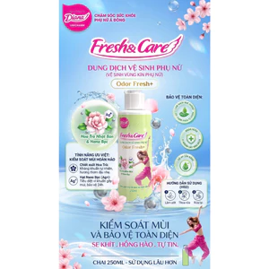 DDVS PHỤ NỮ ODOR FRESH+ 250ML – KIỂM SOÁT MÙI & BẢO VỆ TOÀN DIỆN TỪ HOA TRÀ NHẬT BẢN
