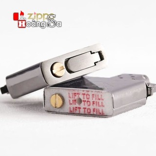Chặn xăng Zippo kim loại kín xăng, tiết kiệm đầm tay