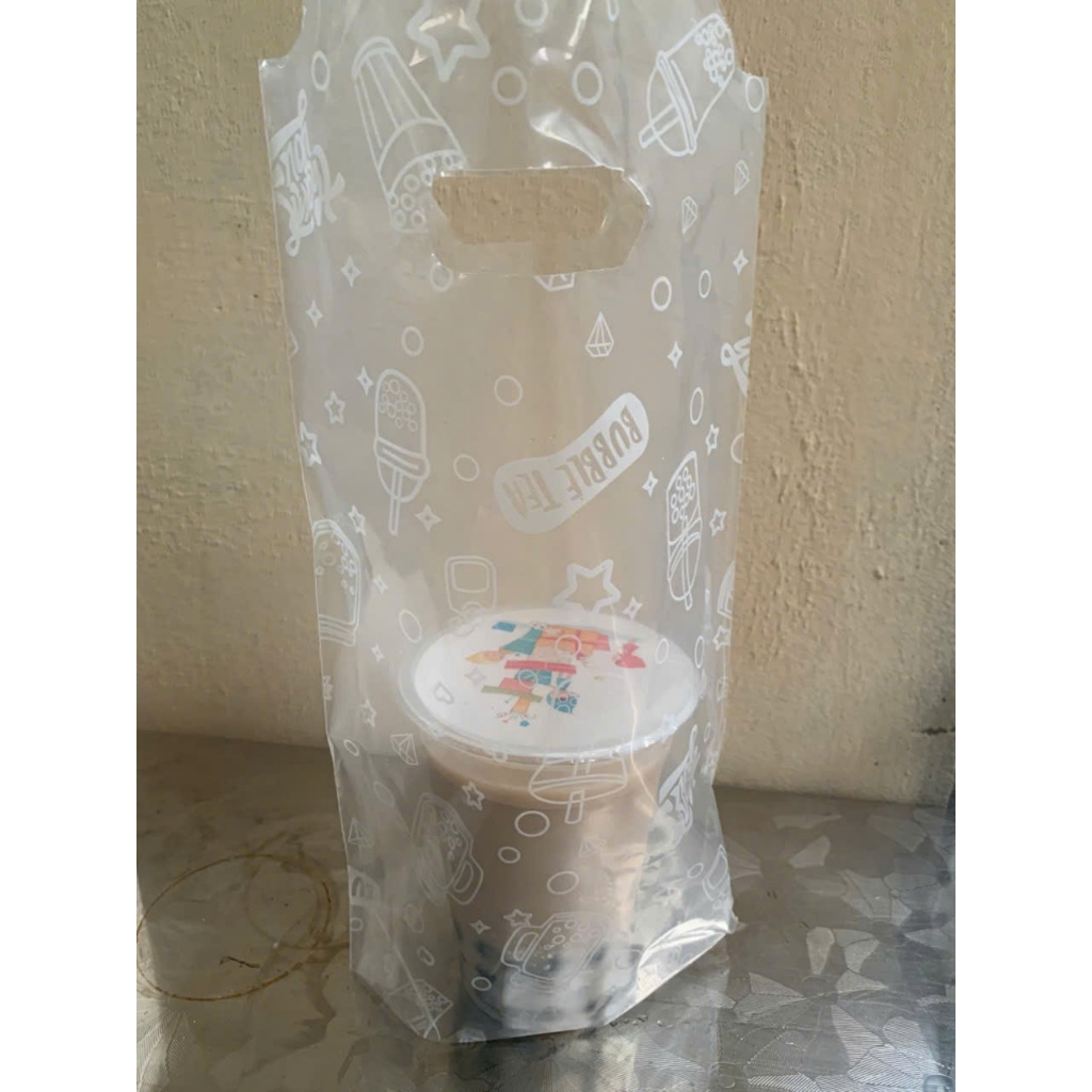[1KG Túi Đựng Ly] size 17x32(110-120 túi/1kg)-Túi PE Đựng Trà Sữa, Cà Phê, Nước Ép Mang Về – CÓ IN
