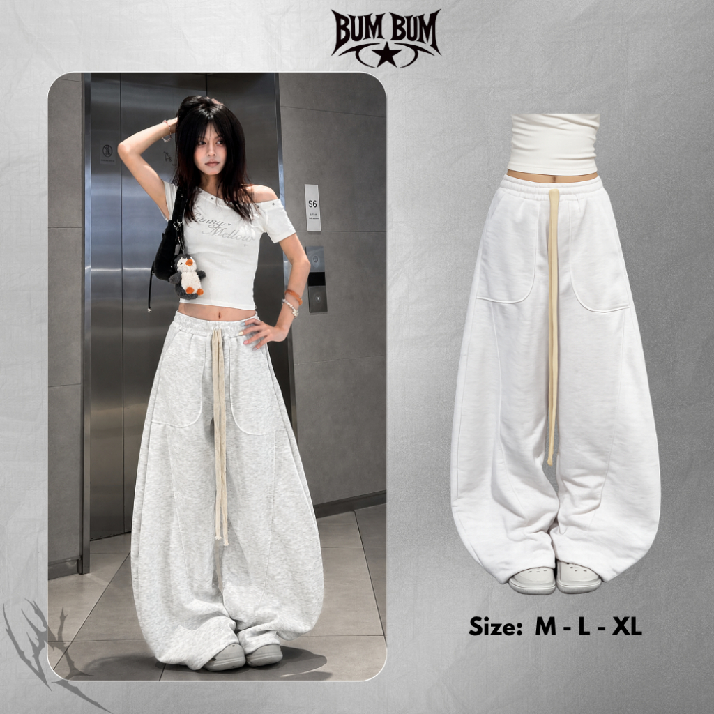 Quần Nỉ Ống Cong Nam Nữ Form Rộng Cực Tone Dáng - 3 Màu Hot Trend