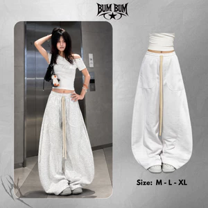 Quần Nỉ Ống Cong Nam Nữ Form Rộng Cực Tone Dáng - 3 Màu Hot Trend