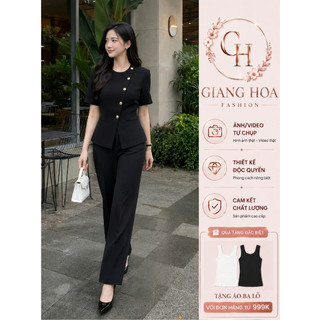 VT250936 -✨ SET VEST NỮ CÔNG SỞ CAO CẤP – THANH LỊCH, SANG TRỌNG, DỄ PHỐI ĐỒ