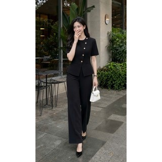 VT250936 -✨ SET VEST NỮ CÔNG SỞ CAO CẤP – THANH LỊCH, SANG TRỌNG, DỄ PHỐI ĐỒ