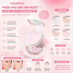 KAKASHOW Phấn phủ kiềm dầu,siêu xinh 8.5gr SIÊU MỊN No.C237
