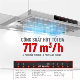 [BOSCH] Máy hút mùi âm tủ Bosch DFS067K51(60cm)/DFS097K51(90cm) Series 8 - Bảo hành 3 năm