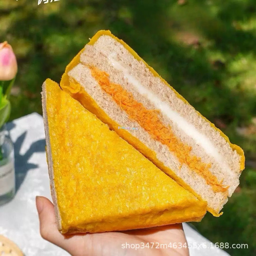 [Combo 6 cái -0,5 kí] Bánh mì tam giác khoai môn, phomai chà bông