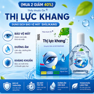 Dung Dịch Chăm Sóc Mắt Dưỡng Ẩm | Hỗ Trợ Giảm Khô Mỏi, Nhỏ Mắt Dịu Nhẹ | Vệ Sinh Mắt Hàng Ngày