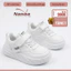 Thể Thao Trẻ Em Chất Liệu PU Mềm Đế Cao Su Chống Trơn Sneaker Cho Bé Êm Ái Năng Động