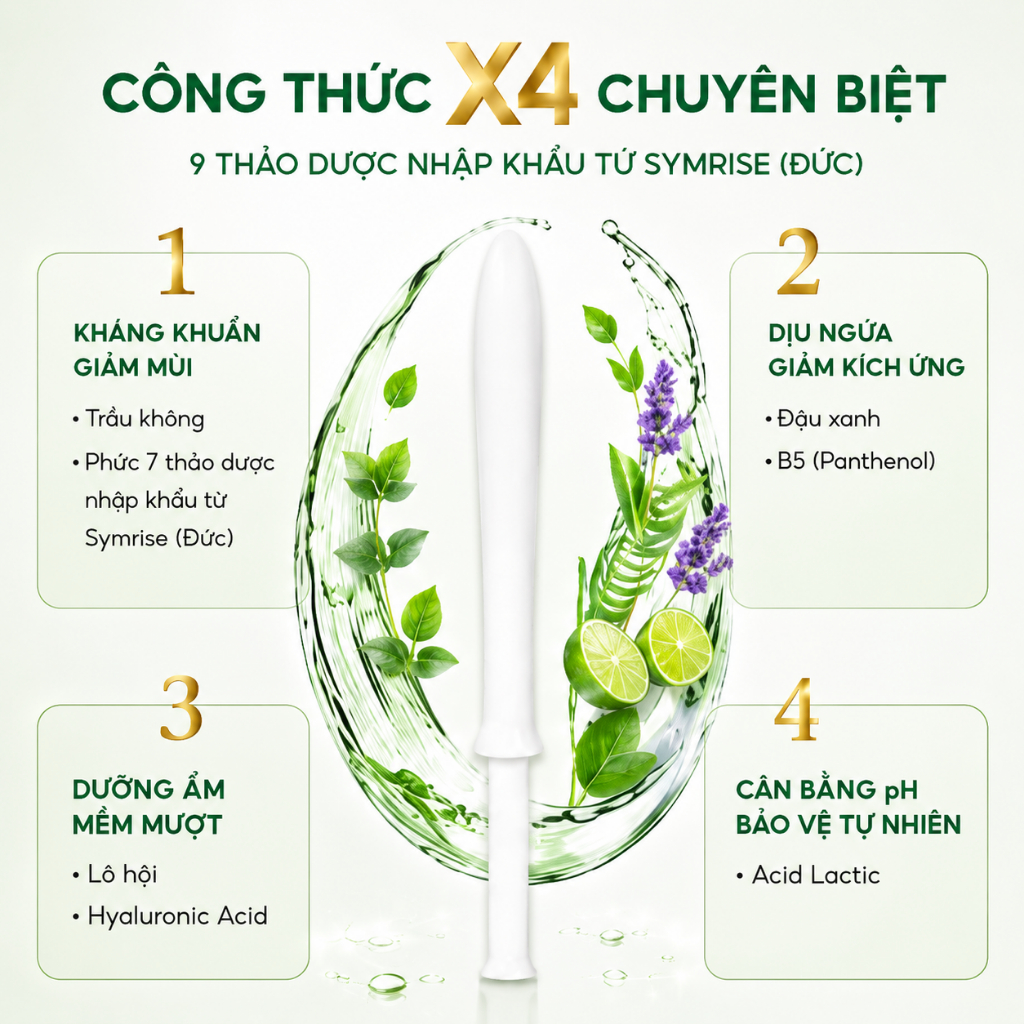Gel Phụ Khoa Lavima Antimic Cho Mẹ Bầu Làm Sạch - Khử Mùi - Dịu Ngứa Nhanh Tại Chỗ