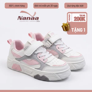 Giày Thể Thao Trẻ Em Chất Liệu PU Mềm Đế Chống Trơn Trượt Sneaker Cho Bé Êm Chân Năng Động