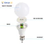 COMBO 10 Bóng Đèn LED Búp Tròn 18W Tiết Kiệm Điện, Độ Sáng Cao, Không Chói