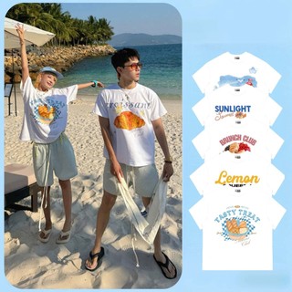 {HOẢ TỐC} Áo thun Boxy form rộng SUMMER thời trang nam nữ -premium Cotton 250gsm 2 Chiều