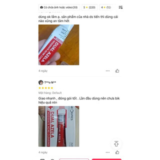 Gel ACNECEUTICS Dual Azela hỗ trợ Làm Giảm Và Ngăn Ngừa Mụn, Thâm Đen 20gram
