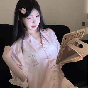 Đồ Ngủ Lụa Thỏ Hồng Puresleep (3 Món)