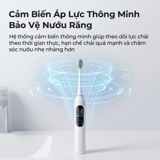 Bàn Chải Đánh Răng Điện Xiaomi Y20S – Màn Hình Thông Minh, Chống Nước IPX7, Pin Trâu