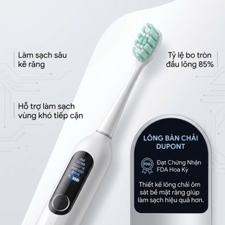 Bàn Chải Đánh Răng Điện Xiaomi Y20S – Màn Hình Thông Minh, Chống Nước IPX7, Pin Trâu