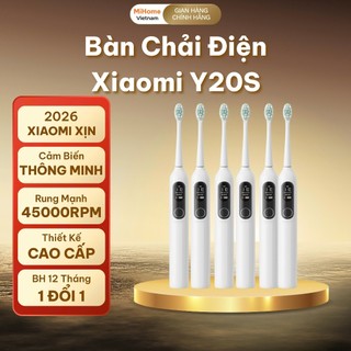 Bàn Chải Đánh Răng Điện Xiaomi Y20S – Màn Hình Thông Minh, Chống Nước IPX7, Pin Trâu