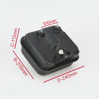 Bình Xăng Nhựa Cho Máy Xăng Từ 5,5hp-7,8hp Cổ Cao Chống Ọc Xăng