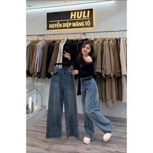 Combo 299k/3 Quần Bò Nữ Ngẫu Nhiên Dáng Baggy Chất Vải Jean Quảng Châu Cao Cấp Hàng Loại 1