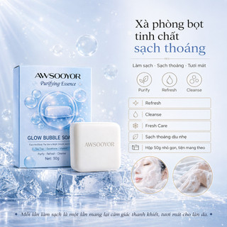 Xà phòng bọt tinh chất sạch thoáng, mang lại cảm giác tươi mát, làm sạch dịu nhẹ, bọt tinh chất mềm mịn 50g, kh