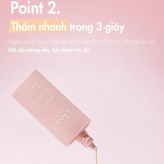 Serum Chống Nắng Slowpure Nâng Tone Ngăn Ngừa Lão Hóa Làm Sáng & Đều Màu Da, Căng bóng, SPF50+ PA++++ 50ml, Skinstory VN