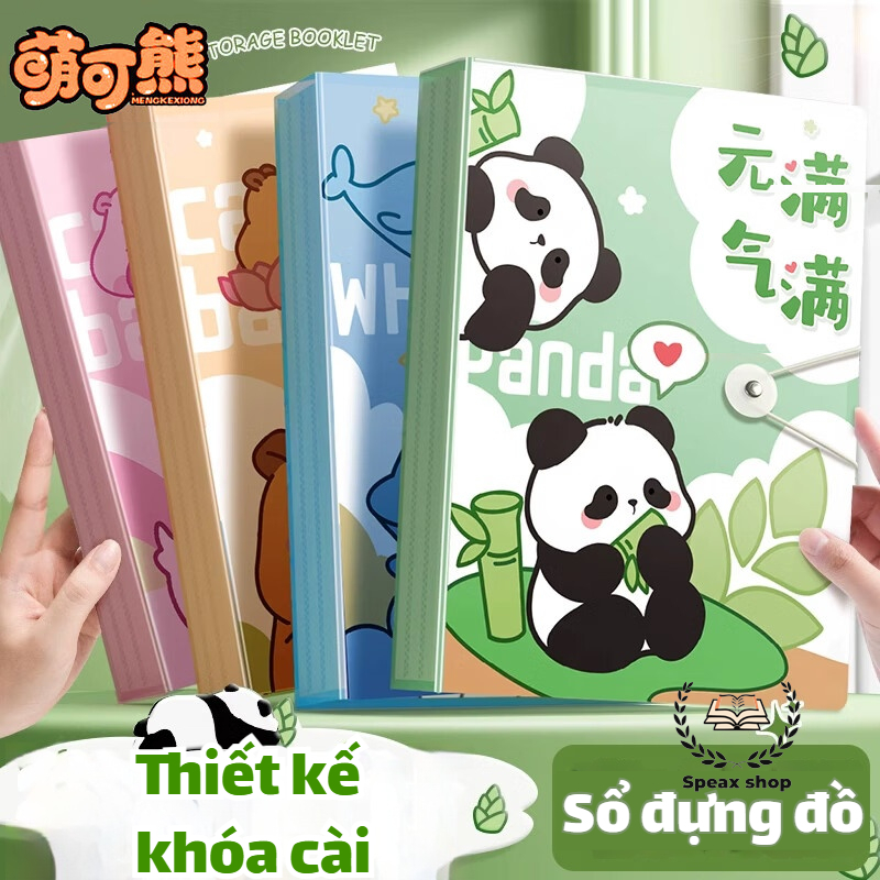 Chính hãng Truecolor Túi đựng hồ sơ A4 30/60 lá – Bìa hoạt hình cartoon dễ thương, file đựng tài liệu, dành cho học sinh