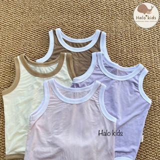 Body sát nách chất liệu cotton lụa siêu mềm ,siêu mát cho bé