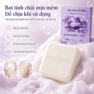 Xà phòng bọt tinh chất dưỡng ẩm 50g, dưỡng ẩm dịu nhẹ, làm sạch dịu nhẹ, bọt mịn bao phủ da, da mềm mịn sau khi