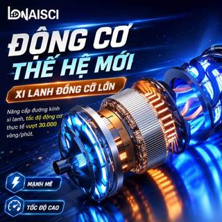 Bơm lốp ô tô tự động công suất 120W màn hình kép, động cơ siêu nạp nhập Đức mạnh mẽ và bền bỉ 99800mAh