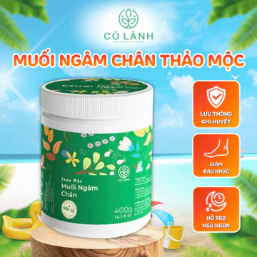 Muối Ngâm Chân Thảo Mộc Cỏ Lành - Giảm Đau Nhức Lưu Thông Khí Huyết Giảm Phù Chân Cho Mẹ Bầu Giúp Ngủ Ngon