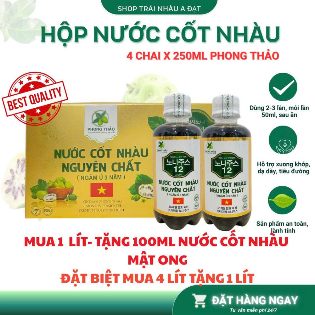 Nước cốt nhàu nguyên chất Phong Thảo
